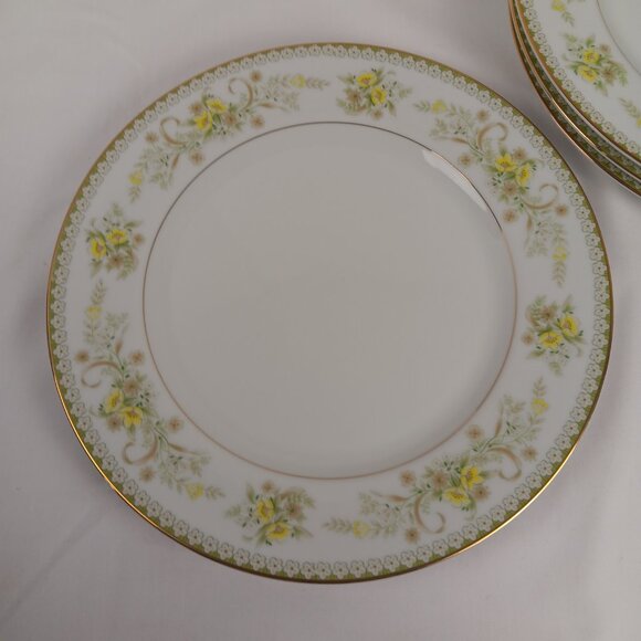 (4) Mikasa Greenbriar Fine China Dinner Plate L2014 10 1/2in - Picture 2 of 6